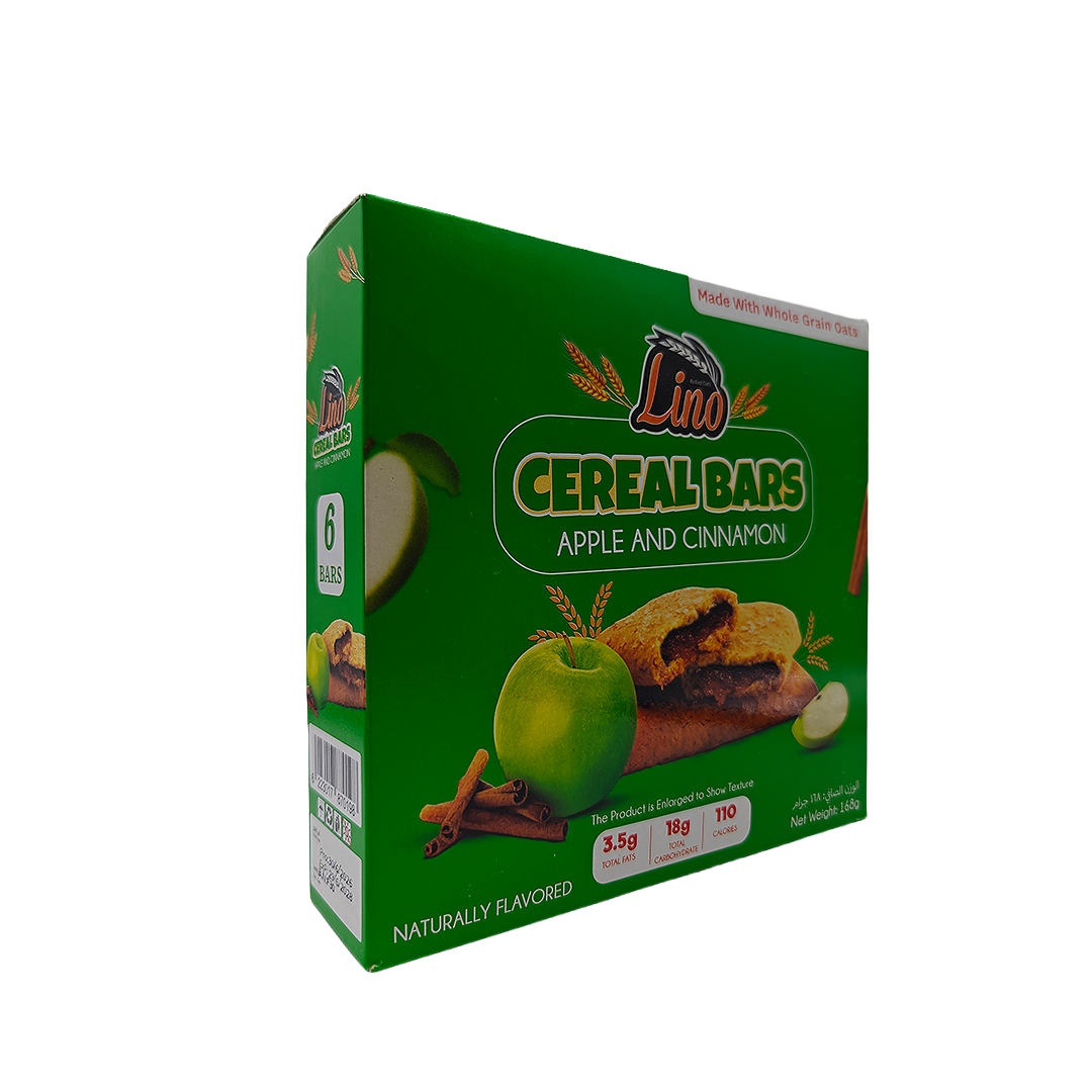 Apple And Cinnamon Cereal Bars 6 Pieces Lino 168 g