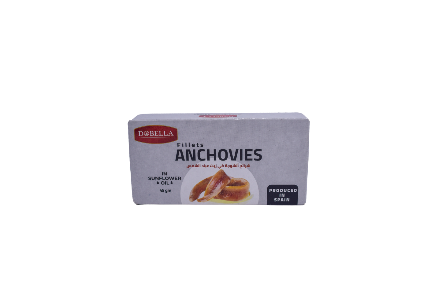 Anchovies Fillets In Sunflower Oil Dobella 45 g