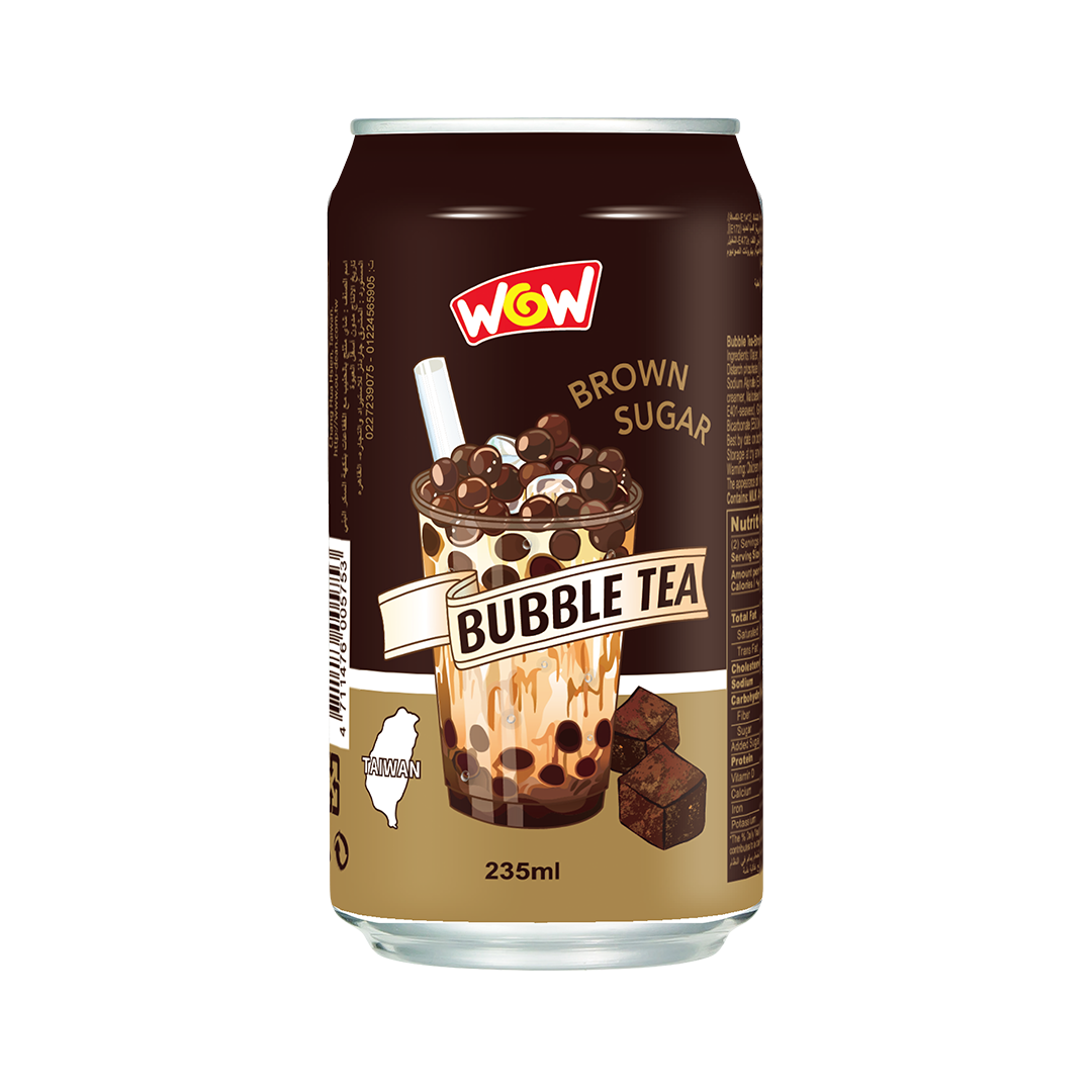 Brown Sugar Canned Bubble Tea Drink Wow 235 ml