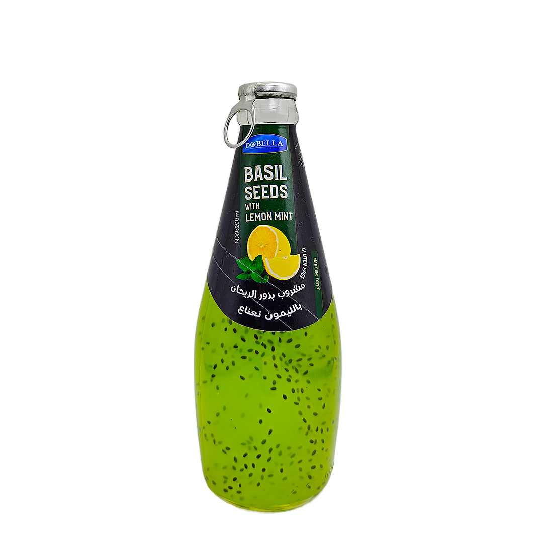 Basil Seed Drink With Lemon And Mint Dobella 290 ml