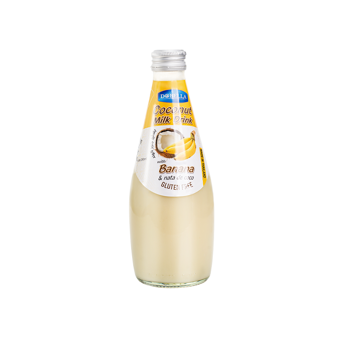 Coconut Milk Drink With Banana & Nata De Coco Dobella 290 ml