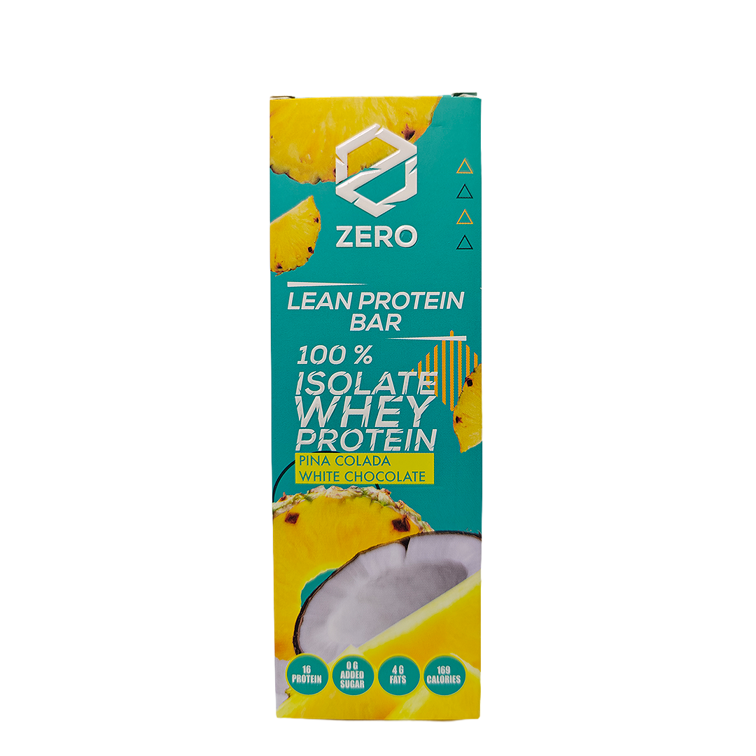 Pina Colada White Chocolate Lean Protein Bar Zero 50 g