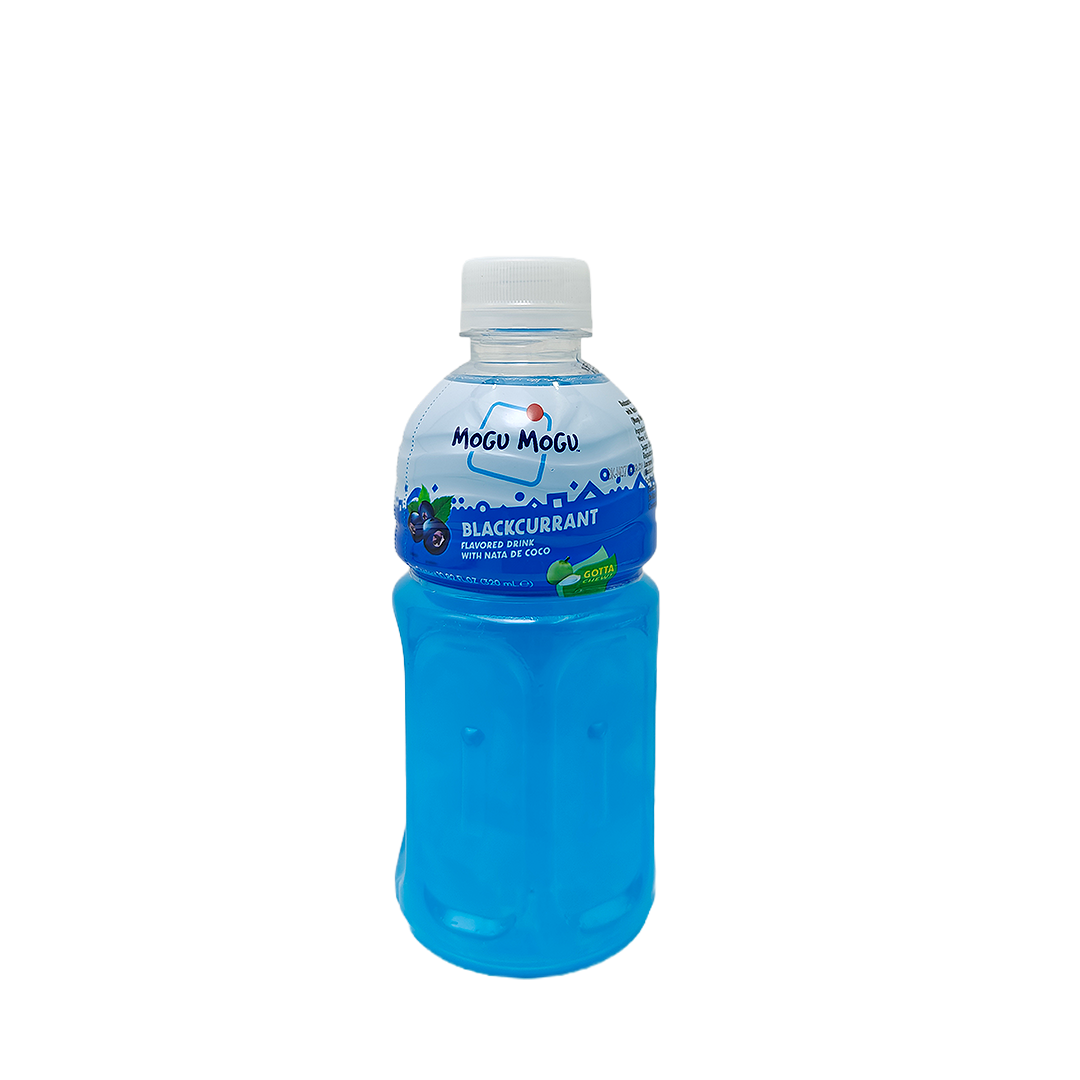 Blackcurrant Flavored Drink With Nata De Coco Mogu Mogu 320 ml