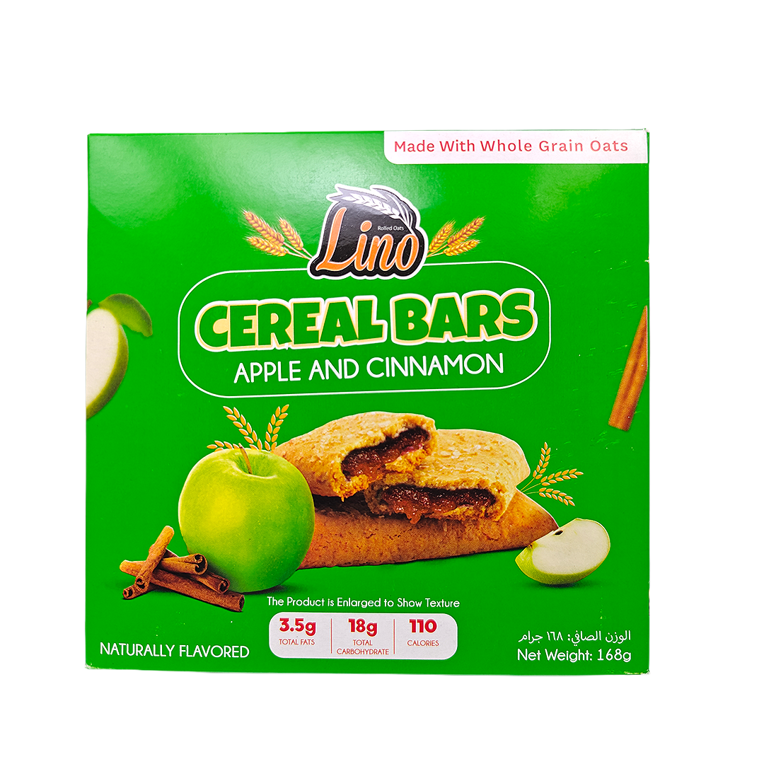 Apple And Cinnamon Cereal Bars 6 Pieces Lino 168 g