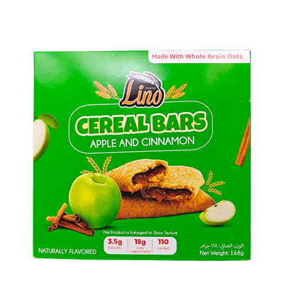 Apple And Cinnamon Cereal Bars 6 Pieces Lino 168 g