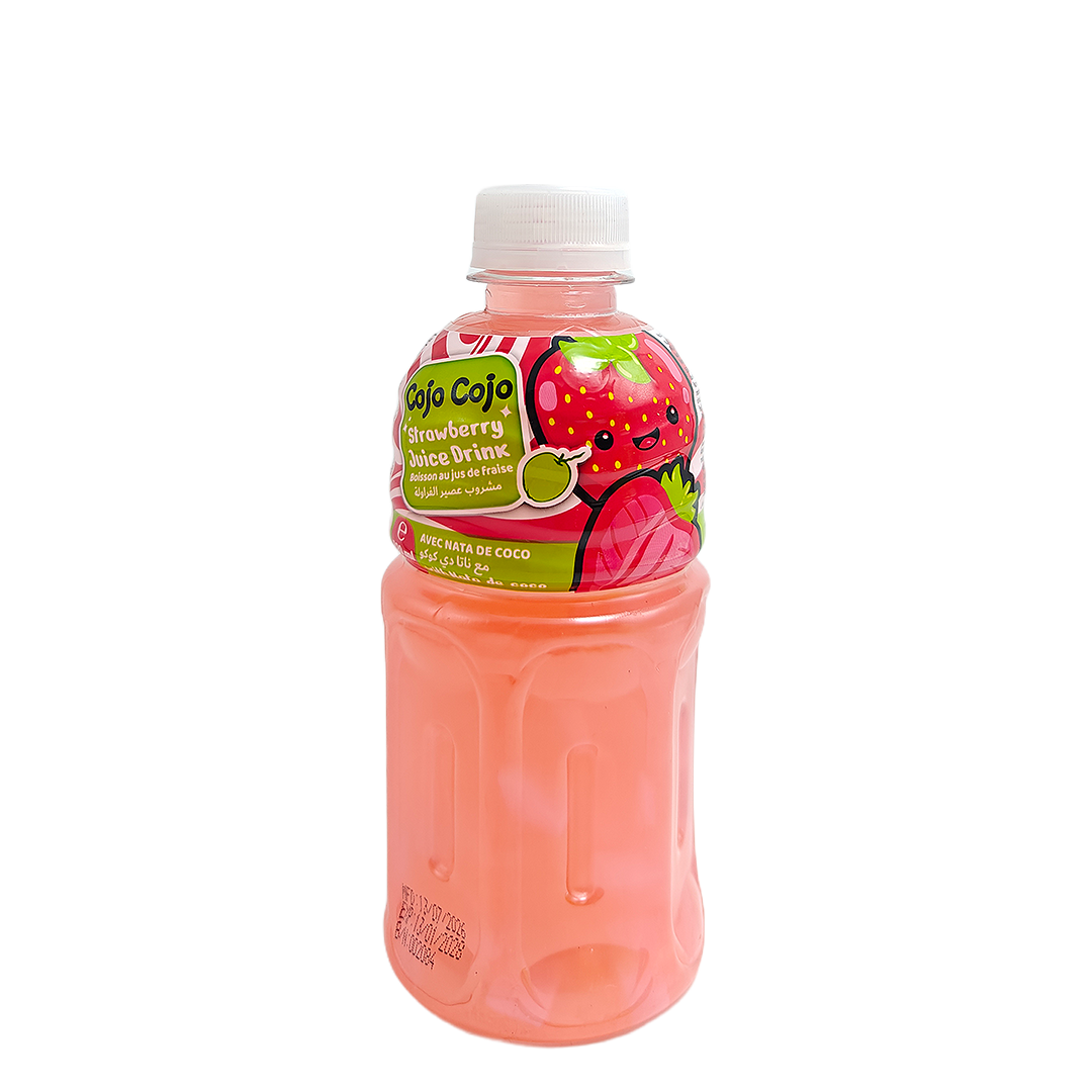 Strawberry Juice Drink With Coconut Jelly Cojo Cojo 320 ml