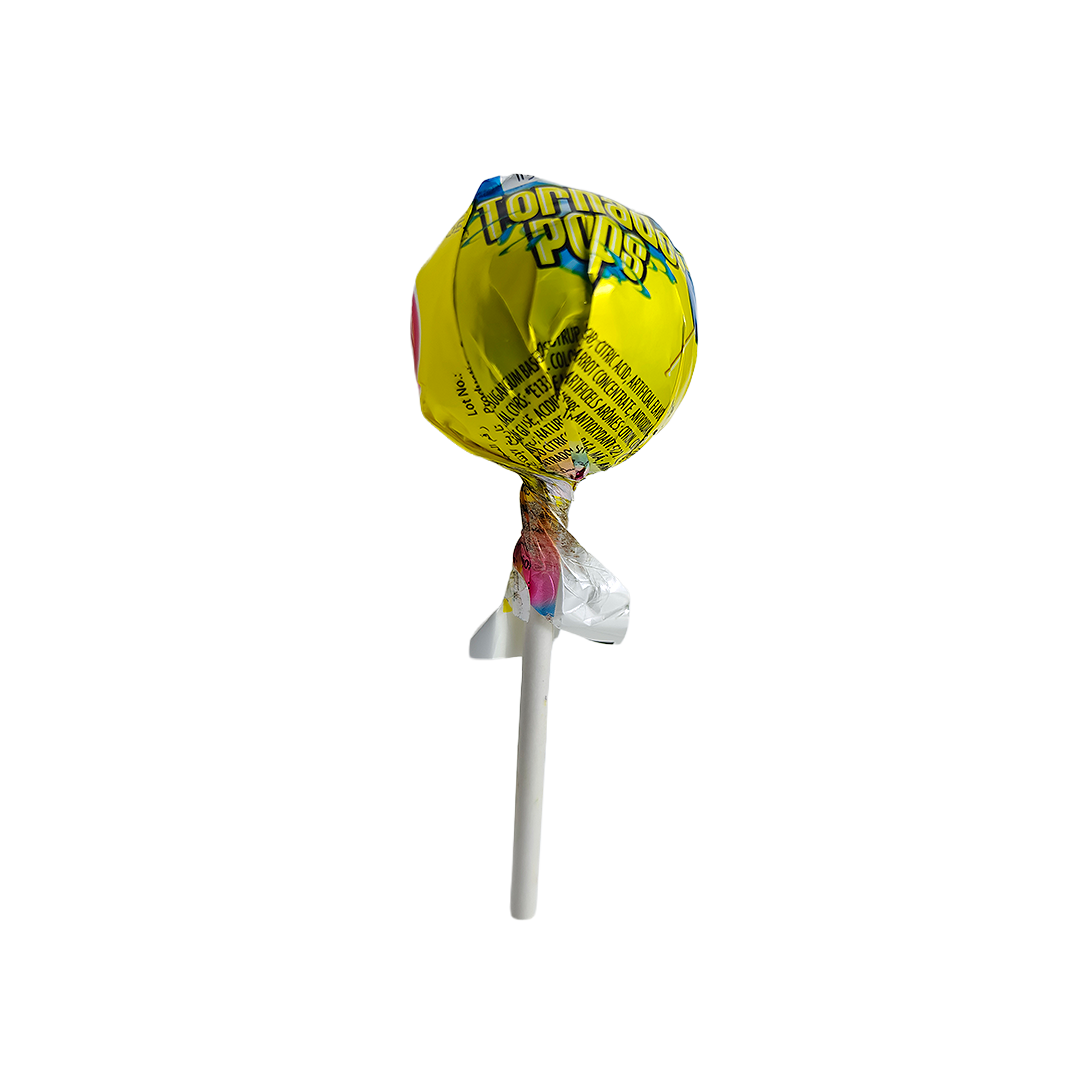 Sour Blue Razz Tornado Pops Lollipop Zed Candy