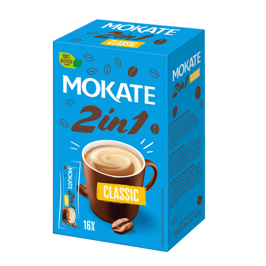2 In 1 Classic Mokate 128 g