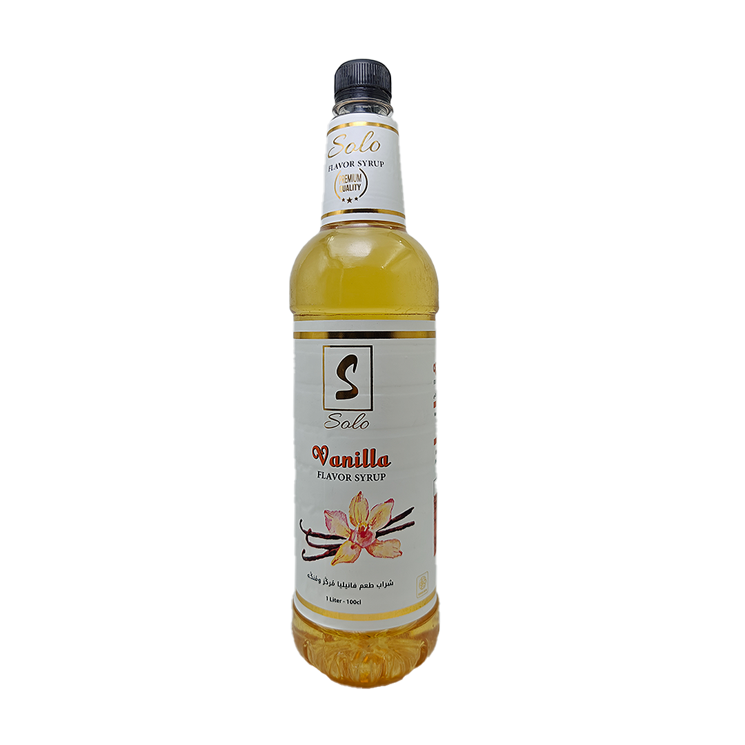 Vanilla Flavor Syrup Solo 1 L