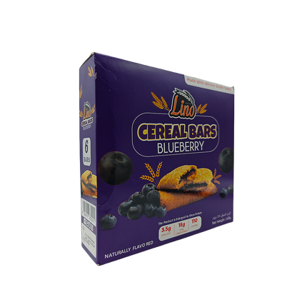 Blueberry Cereal Bars 6 Pieces Lino 168 g