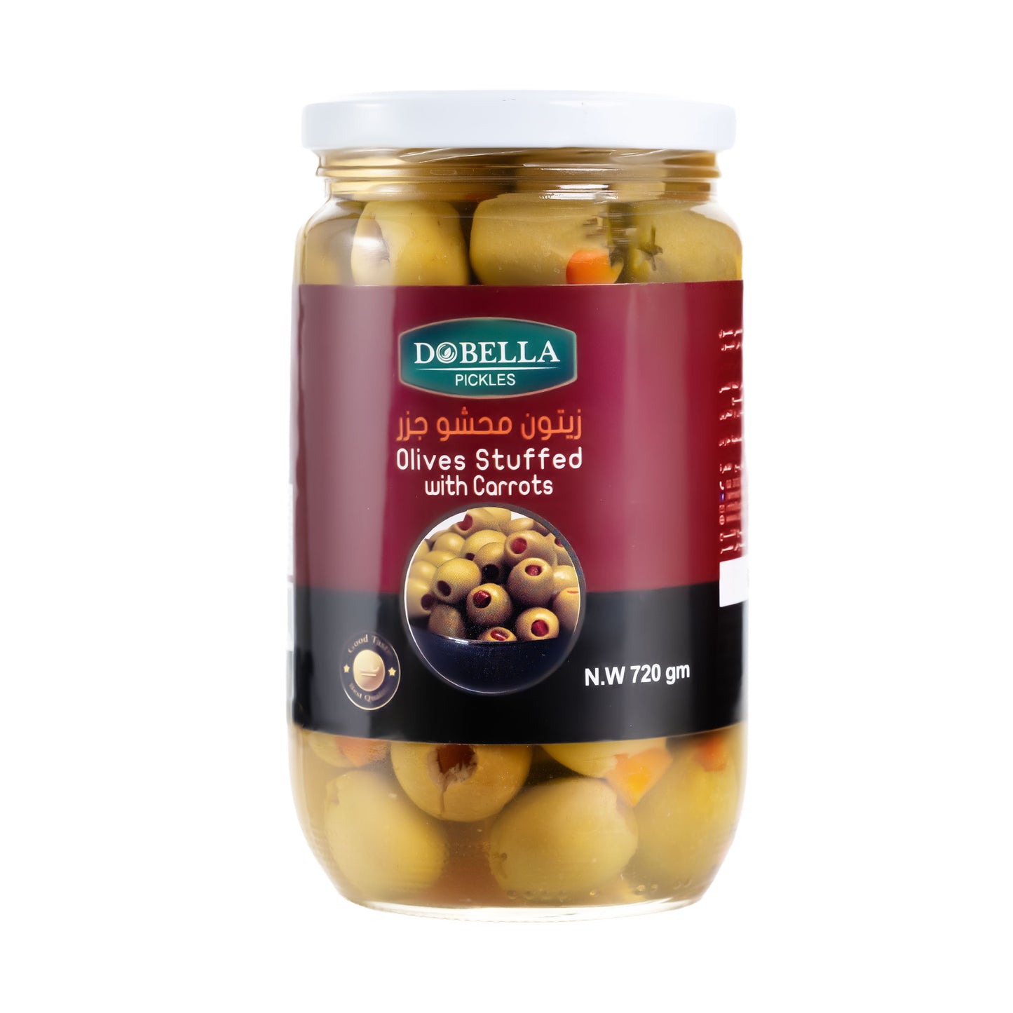 Green Olives Stuffed With Carrots Pickles 720 g
