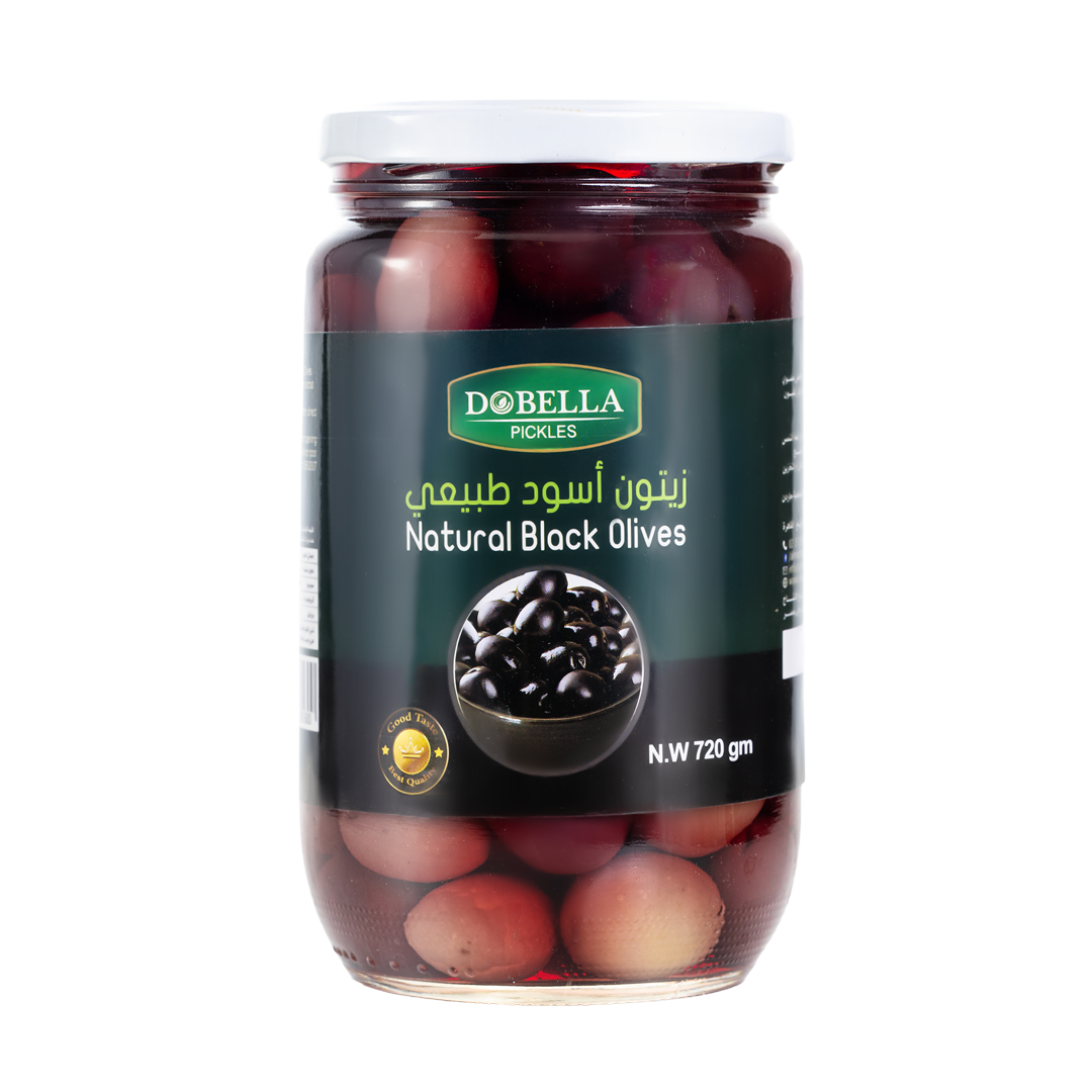Natural Black Olives Pickles 720 g