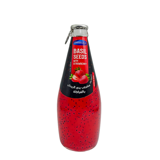Basil Seed Drink With Strawberry Dobella 290 ml