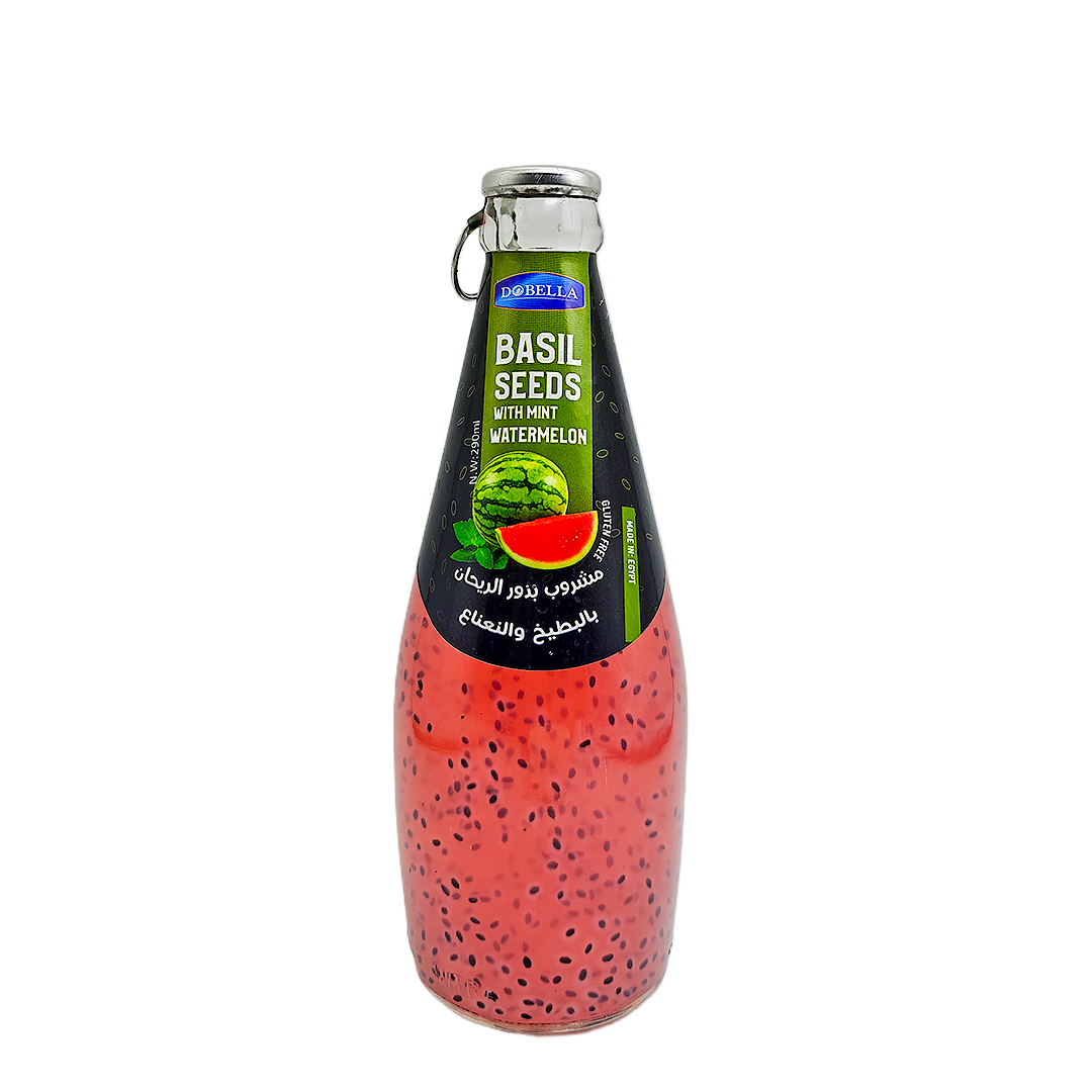 Basil Seed Drink With Watermelon And Mint Dobella 290 ml
