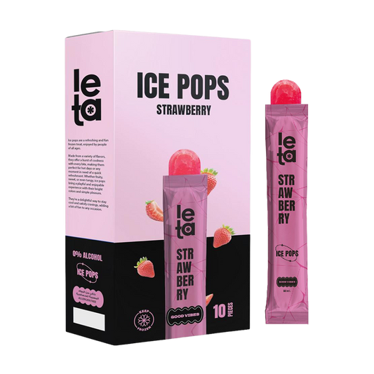 Ice Pops Strawberry Leta 600ml