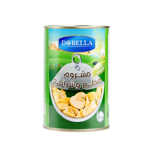 Mushroom Pieces & Stems Can Dobella 400 g