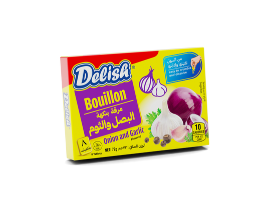 مرقة بصل وثوم ديليش 72 جم