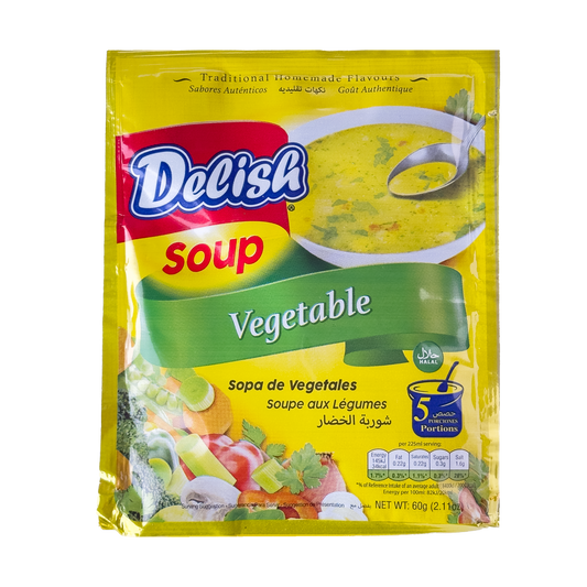 شوربة خضار ديليش 60 جم