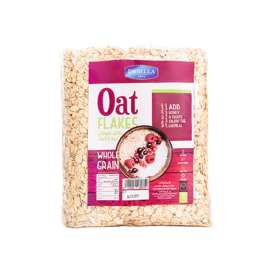 Whole Grain Oat Flakes Bag Dobella 500 g